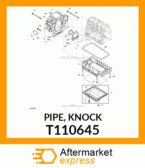 PIPE, KNOCK T110645