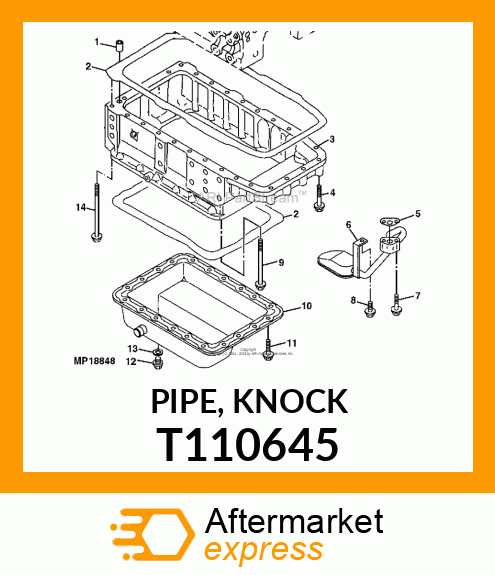 PIPE, KNOCK T110645