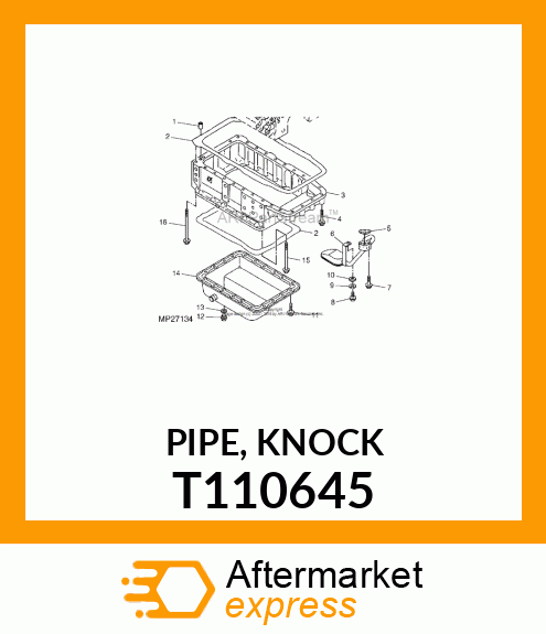 PIPE, KNOCK T110645