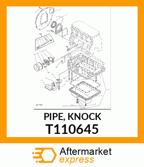 PIPE, KNOCK T110645