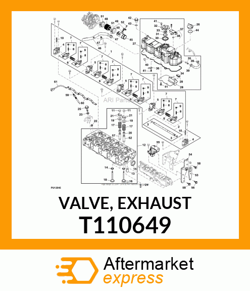 VALVE, EXHAUST T110649