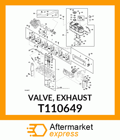 VALVE, EXHAUST T110649