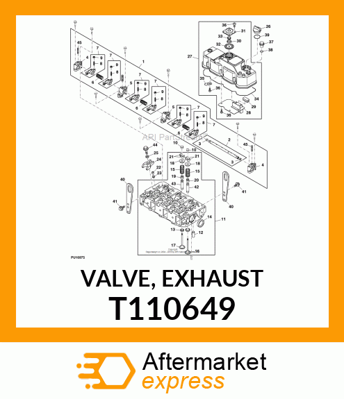 VALVE, EXHAUST T110649