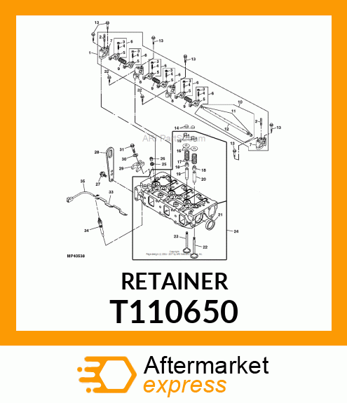 SEAL, VALVE STEM T110650