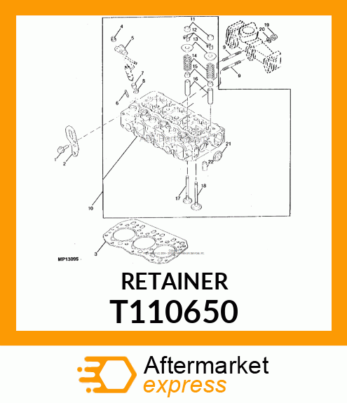 SEAL, VALVE STEM T110650