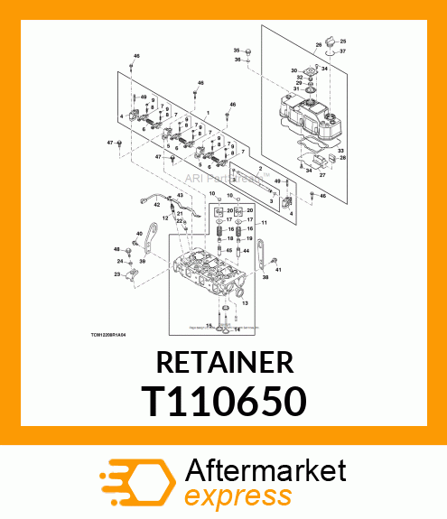 SEAL, VALVE STEM T110650