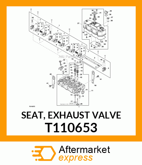 SEAT, EXHAUST VALVE T110653