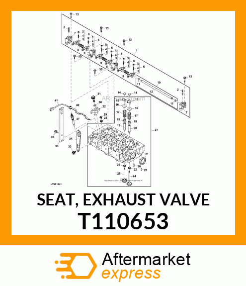 SEAT, EXHAUST VALVE T110653