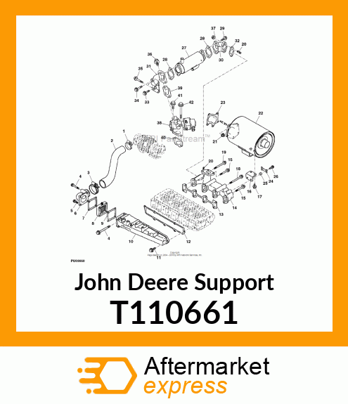 SUPPORT, SILENCER T110661