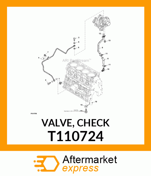 VALVE, CHECK T110724