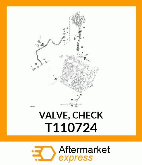 VALVE, CHECK T110724