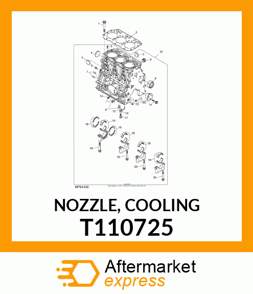 NOZZLE, COOLING T110725