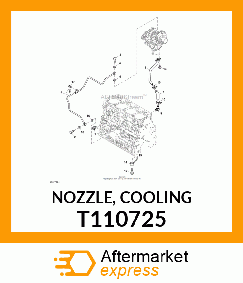 NOZZLE, COOLING T110725
