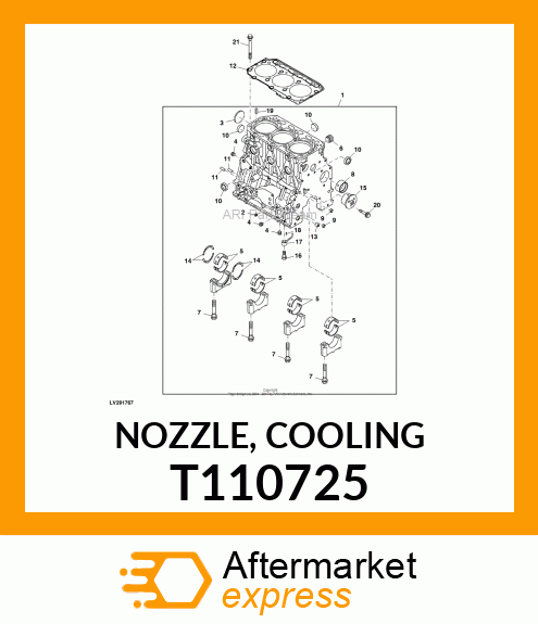 NOZZLE, COOLING T110725