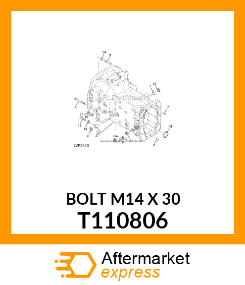 BOLT M14 X 30 T110806