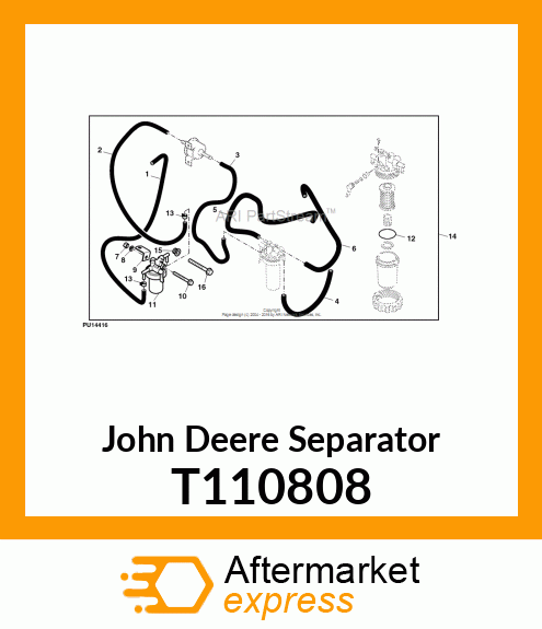 SEPARATOR ASSY, WATER T110808