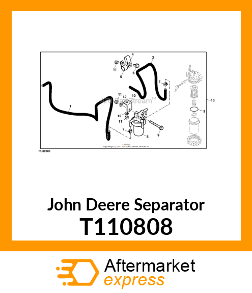 SEPARATOR ASSY, WATER T110808