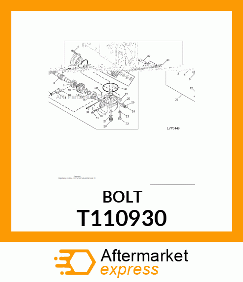 BOLT M14 X 40 T110930