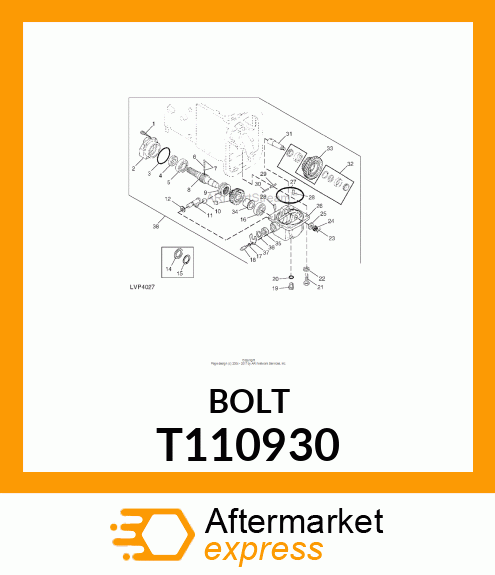 BOLT M14 X 40 T110930