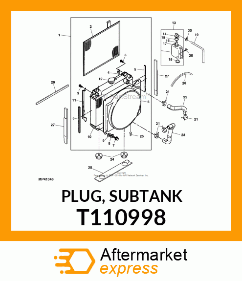 PLUG, SUBTANK T110998