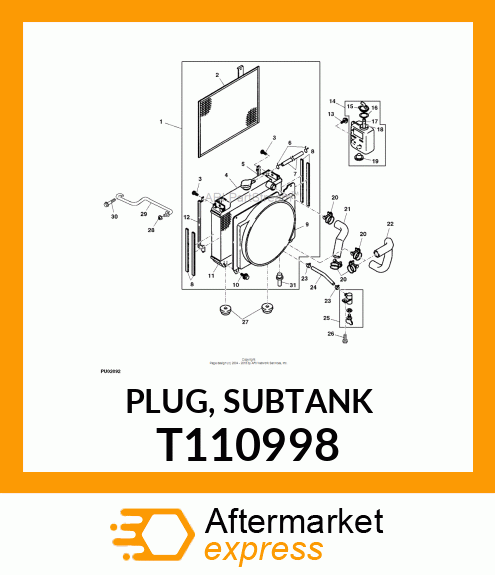 PLUG, SUBTANK T110998