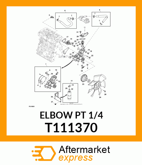 ELBOW PT 1/4 T111370