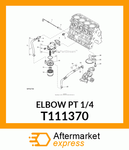 ELBOW PT 1/4 T111370