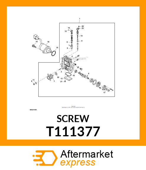 SCREW M 6 X 16 T111377