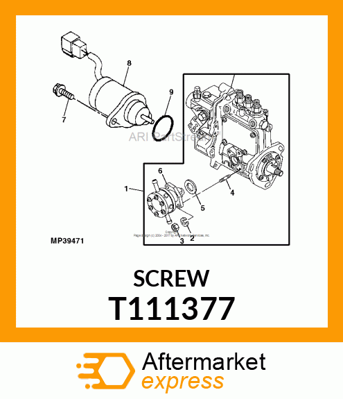 SCREW M 6 X 16 T111377