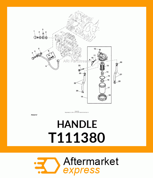 HANDLE, COCK T111380