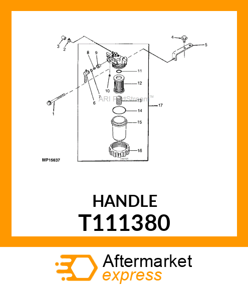 HANDLE, COCK T111380