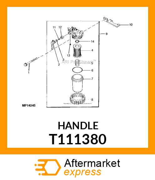 HANDLE, COCK T111380