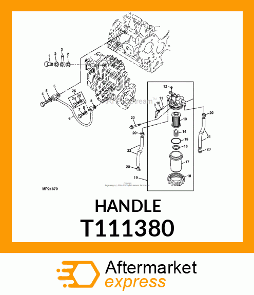 HANDLE, COCK T111380