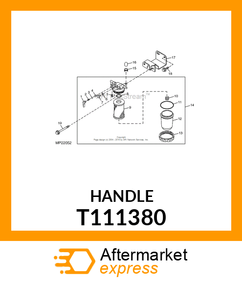 HANDLE, COCK T111380