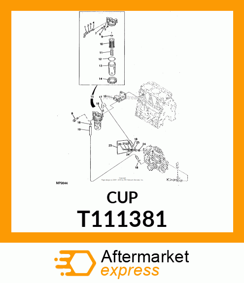 CUP, STRAINER T111381