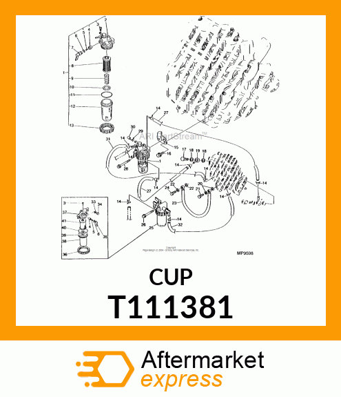 CUP, STRAINER T111381