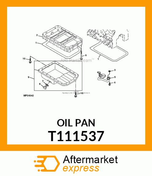 OIL PAN T111537