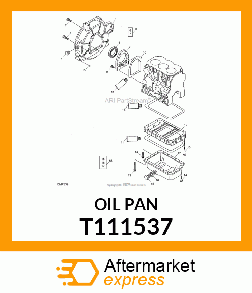 OIL PAN T111537