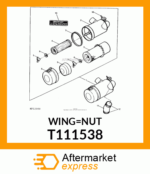 Wing Nut T111538