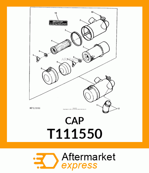 Cap T111550