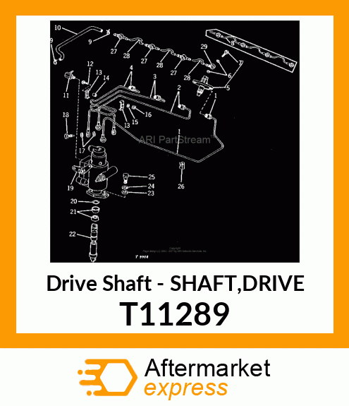 Drive Shaft - SHAFT,DRIVE T11289