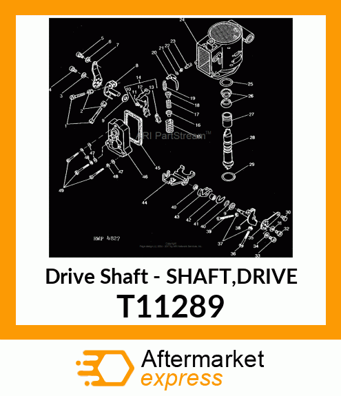 Drive Shaft - SHAFT,DRIVE T11289