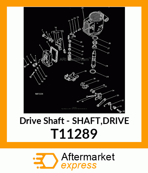 Drive Shaft - SHAFT,DRIVE T11289