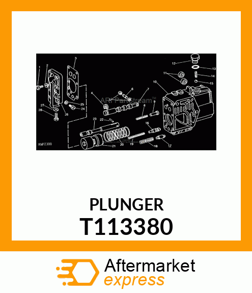 VALVE,COOLER RELEIF T113380