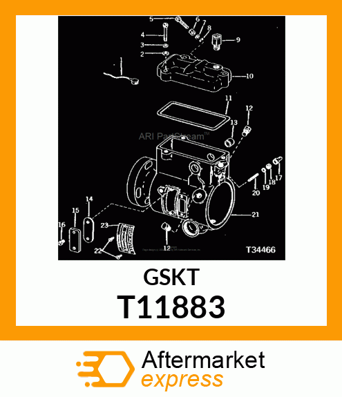 GASKET,TIMING LINE COVER T11883