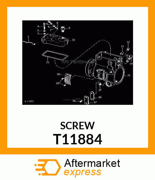 SCREW,SPECIAL MACHINE T11884