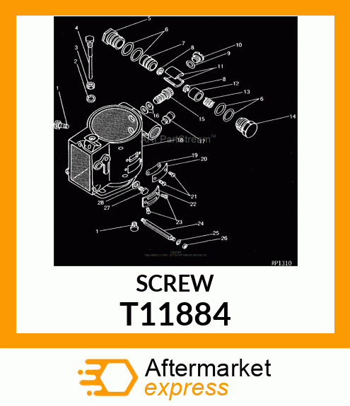 SCREW,SPECIAL MACHINE T11884