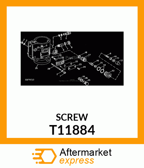 SCREW,SPECIAL MACHINE T11884