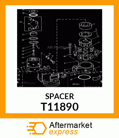 Retainer - RETAINER,ROTOR T11890