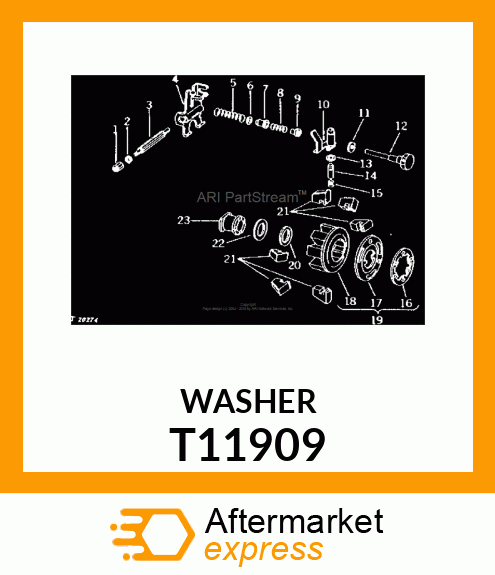 Washer - WASHER,GOVERNOR THRUST T11909